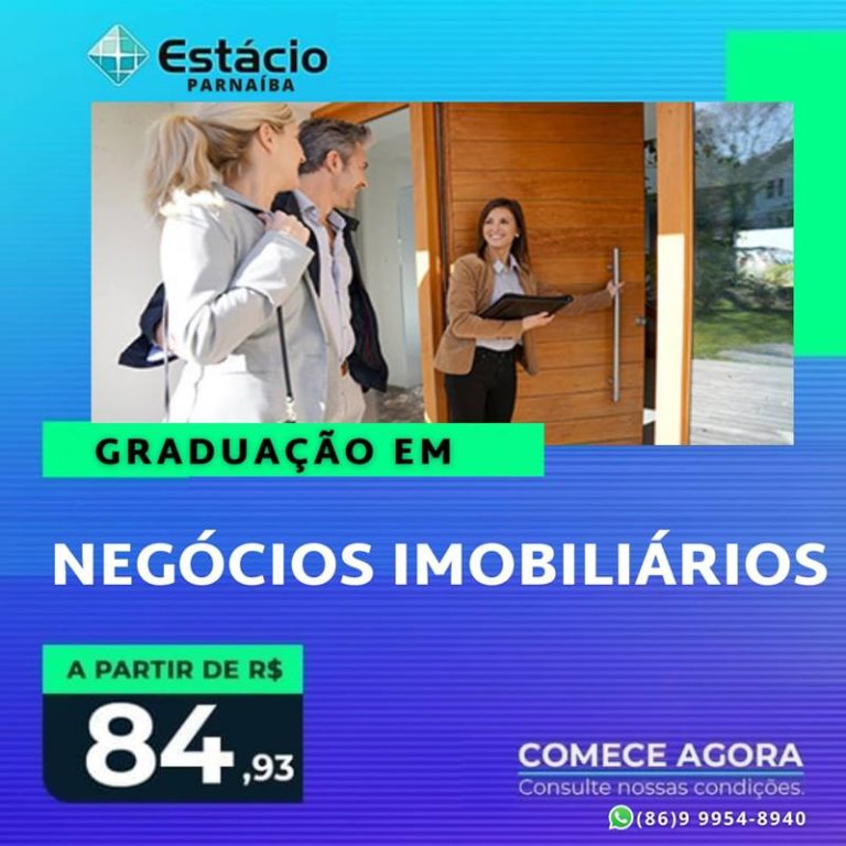 Estácio Parnaíba oferece Curso Superior de Negócios Imobiliários